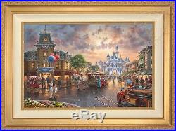 Thomas Kinkade Disneyland 60th Anniversary 18 x 27 LE S/N Canvas (Framed) Disney