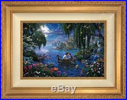 Thomas Kinkade Little Mermaid II 12 x 18 LE G/P Canvas (Gold Frame) Disney