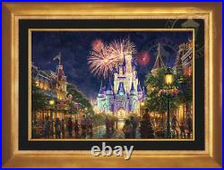 Thomas Kinkade Main Street USA Walt Disney World 18x27 S/N