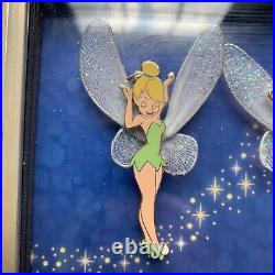 Tinkerbell Pin Set'An Elegant Pixie' 9.5 By 6.5 Frame Walt Disney Exclusive