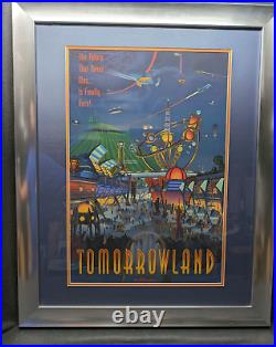 Tomorrowland Walt Disney World Professionally Framed Print