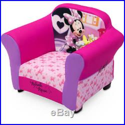 Upholstered Chair Minnie Mouse Plastic Frame Toddler Children Home Furniture