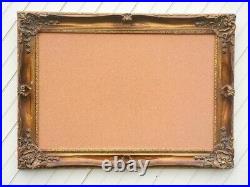 Victorian Frame with Walt Disney Pin Trading Display Cork Board Princess 31x43