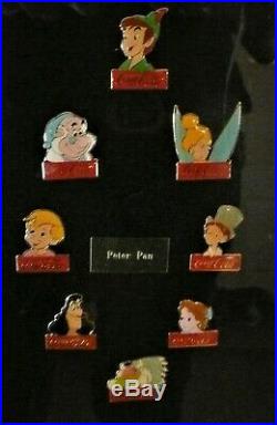 Vintage 1986 Coca-Cola Salutes Walt Disney World 15 Birthday 60 Pin Framed Set