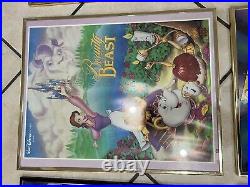 Vintage Circa 1980s OSP Publishing Original Disney Movie Frame Prints Set