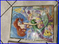 Vintage Circa 1980s OSP Publishing Original Disney Movie Frame Prints Set