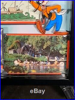 Vintage Disneyland Tom Sawyer Framed Original Ticket Coupon Walt Disney Rare