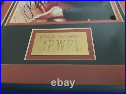 Vintage Jewel Kilcher Autographed Framed Photo Walt Disney World COA