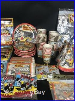 Vintage LOT of Who Framed Roger Rabbit PARTY SUPPLIES. See Descripiton