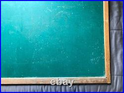 Vintage Walt Disney Chalk Board Mickey Mouse Ludwig Von Drake Wood Frame