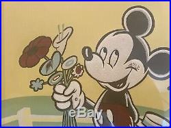 Vintage Walt Disney Productions Framed Mickey & Minnie Set 8 X 10 Prints 1940s