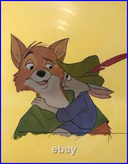 Vintage Walt Disney Studios Original Production Animation Cel Robin Hood 1973