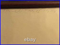 Vintage Wayne Thiebaud (Autographed) Mickey Mouse Framed Hadley House