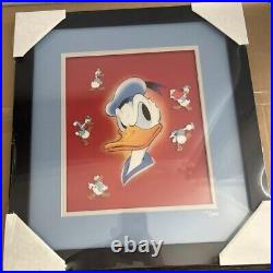 WALT DISNEY DONALD DUCK 70TH ANNIVERSARY FRAMED PIN SET LE/1000 WITH COA Vintage