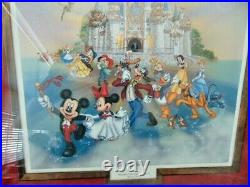 WALT DISNEY Happiest Celebration on Earth Special Edition Print Framed Matted