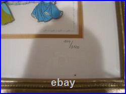 WALT DISNEY'S Cinderella's 50th Anniversary Framed Pin Set with COA 1809/2500