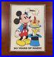 WALT DISNEY'S Mickey Mouse 50 Years of Magic Collectors Edition Framed Print