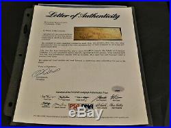 WALT DISNEY Signed / Autographed & Framed 1959 Bank Check PSA/DNA LOA Disneyland