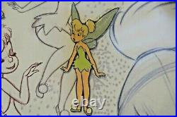WALT DISNEY TINKER BELL FRAMED PIN SET LIMITED EDITION With COA