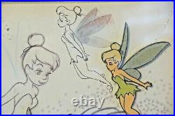 WALT DISNEY TINKER BELL FRAMED PIN SET LIMITED EDITION With COA