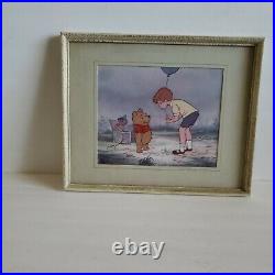 WDCC Pooh from Walt Disney's Winnie the Pooh matted frame w Certificate OA 15
