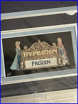 WDI Walt Disney Imagineering Frozen Live At The Hyperion Artist Proof Framed Pin