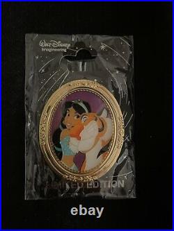 WDI Walt Disney Imagineering Jasmine Aladdin Portrait Gold Frame Pin LE 250