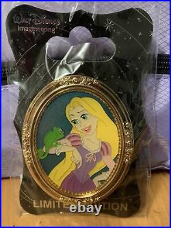 WDI Walt Disney Imagineering Tangled Rapunzel Pascal Portrait Frame Pin LE 250
