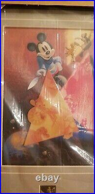 Walt Disney 100th Year Limited Edition Framed Pin Set NEW Original Box. #793 of