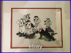 Walt Disney 101 Dalmatians Framed Sericel