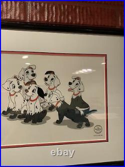 Walt Disney 101 Dalmatians Framed Sericel Puppy Disguise