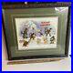 Walt Disney 1934 Season's Greetings Christmas Card Framed Pin Set