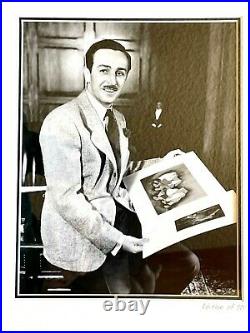 Walt Disney 7 dwarfs ed. 50 black & white framed & matted photo print