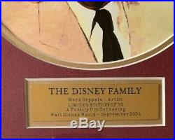Walt Disney A Family Pin Gathering Dumbo Donald Mickey Framed LE 75 Pin Set