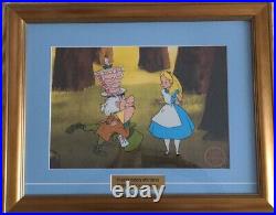 Walt Disney Alice In Wonderland Original 1951 Serigraph With Seal