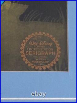 Walt Disney Alice In Wonderland Original 1951 Serigraph With Seal