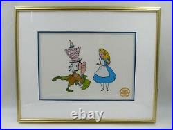 Walt Disney Alice in Wonderland Framed Limited Edition Serigraph Cel