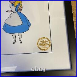 Walt Disney Alice in Wonderland Framed Limited Edition Serigraph Cel