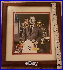 Walt Disney And Friends Alex Maher Open Edition 5 Pin Framed Set Mickey New