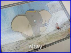 Walt Disney Animation Art Dumbo Limited Edition Serigraph Sericel Framed