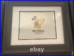 Walt Disney Animation Florida Mickey Mouse Animator Souvenir Cel Framed 14 x 14
