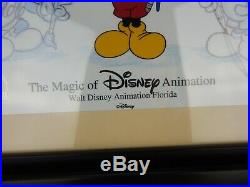 Walt Disney Animation Gallery Mickey Mouse Genius At Work Framed Cel