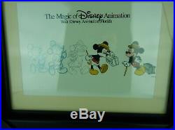 Walt Disney Animation Gallery Mickey Mouse Traveling Framed Cel