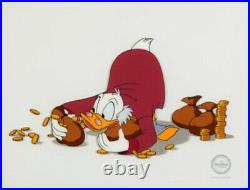 Walt Disney Animation Mickey's Christmas Carol Scrooge McDuck Framed Sericel LE