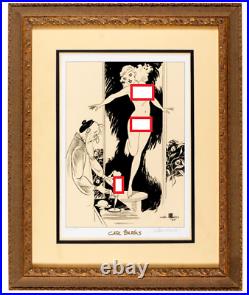 Walt Disney Animator Carl Barks Signed 1934 Print LE Sculptor and Model