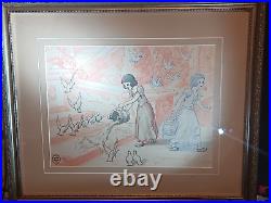 Walt Disney Authentic 143/195 Snow White & Doves Framed