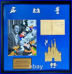 Walt Disney Autograph, Beautifully Framed