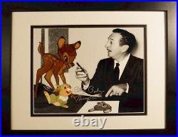 Walt Disney Bambi 1942 Voice Thumper Hand Signed 8x10 New Frame 11x14