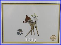 Walt Disney Bambi Framed Limited Edition Serigraph Cel
