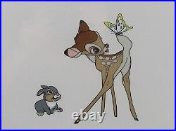 Walt Disney Bambi Framed Limited Edition Serigraph Cel